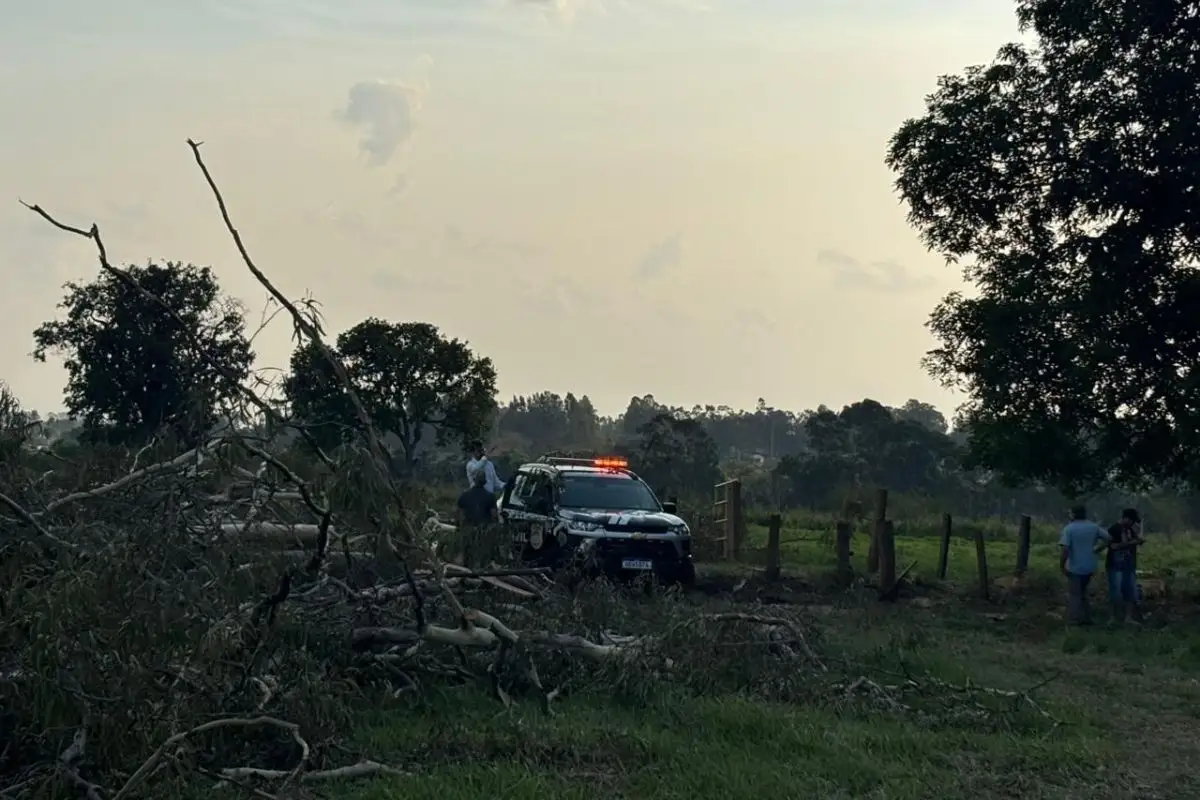 Trabalhador morreu no local do acidente. (Foto: Débora Ricalde)