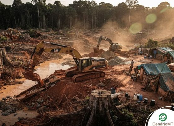 Garimpo em zona de reforma agrária