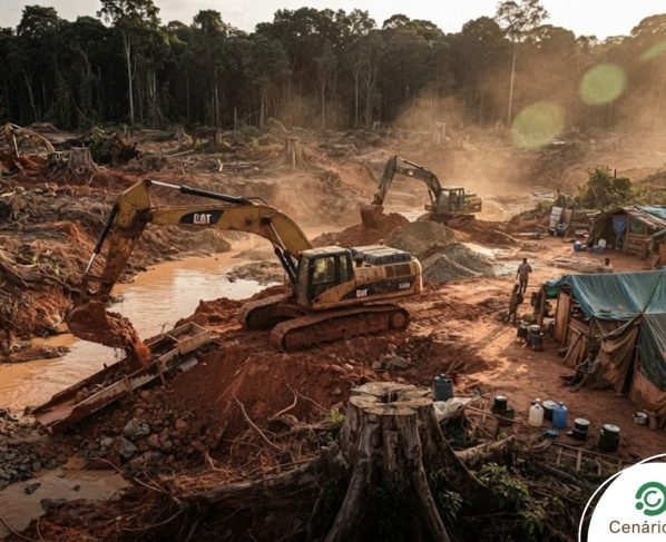 Garimpo em zona de reforma agrária
