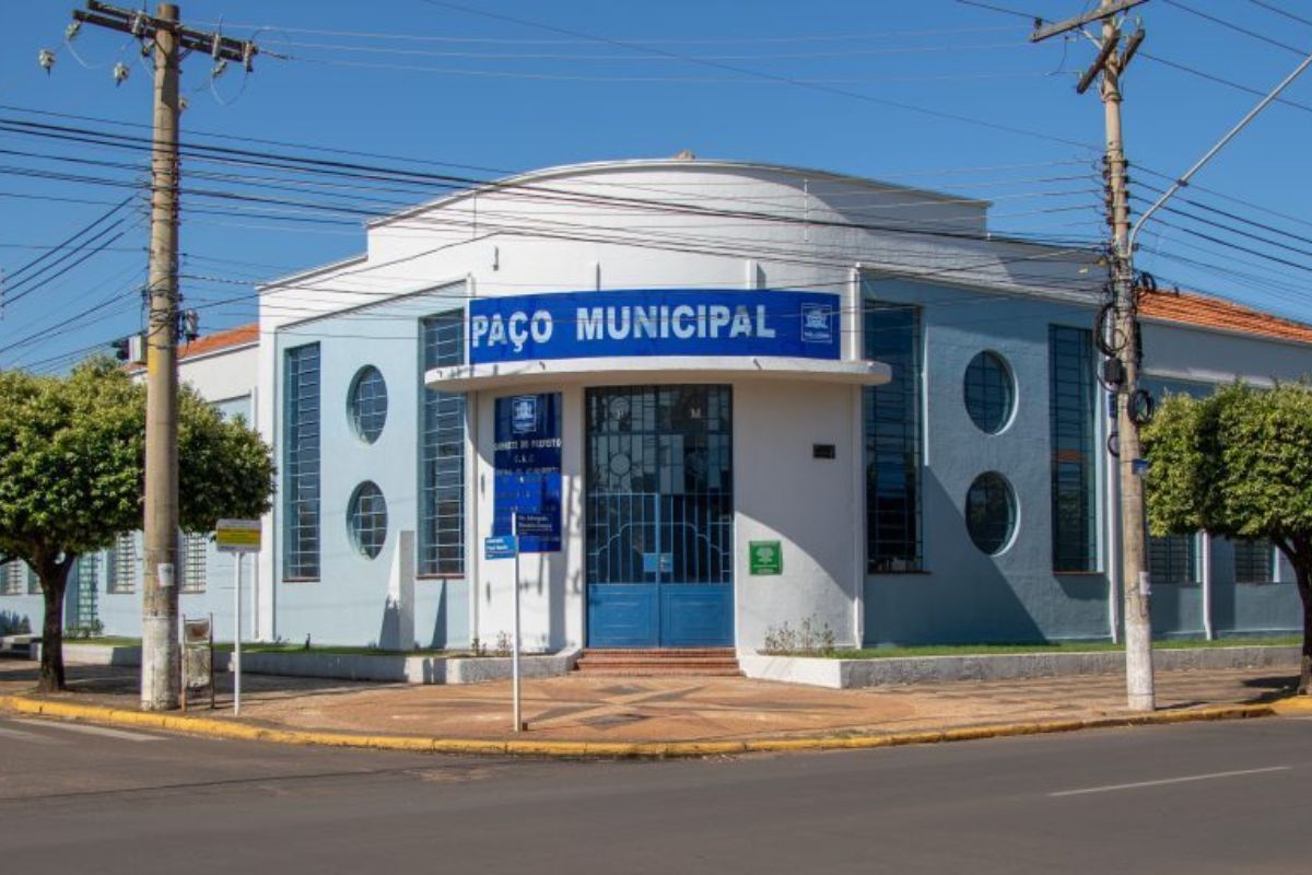 Fachada da Prefeitura de Três Lagoas. (Foto: Divulgação/Prefeitura de Três Lagoas)