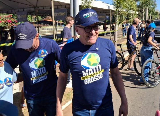 Pivetta escolhe Lucas do Rio Verde para primeiro ato de campanha e chega ao evento de bicicleta (2)