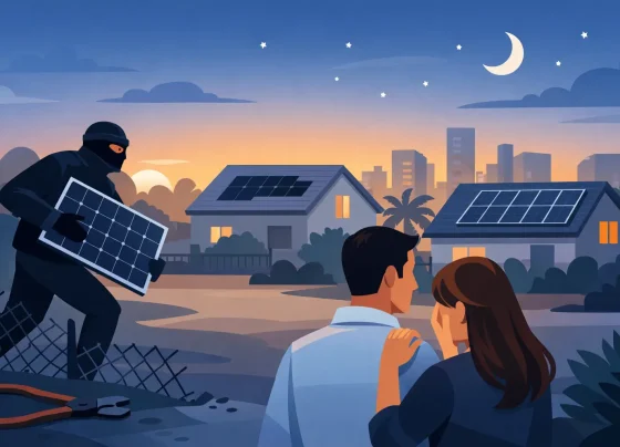 Placas solares furtadas em Cuiabá preocupam moradores