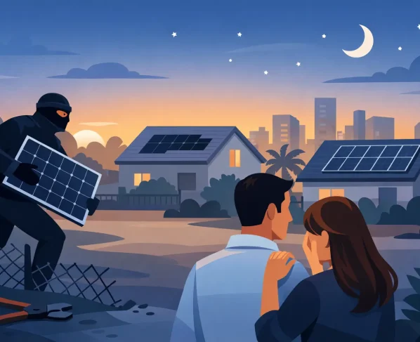 Placas solares furtadas em Cuiabá preocupam moradores
