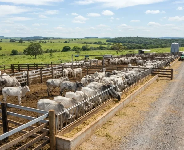 45 cabeças de gado em confinamento em MT