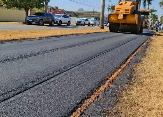 Prefeitura de Lucas do Rio Verde avança com a reconstrução da ciclovia e melhorias na Avenida das Acácias