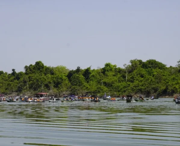 Romaria nas Águas do Rio Teles Pires.