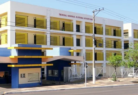 Fachada do Tribunal Regional Eleitoral de MT