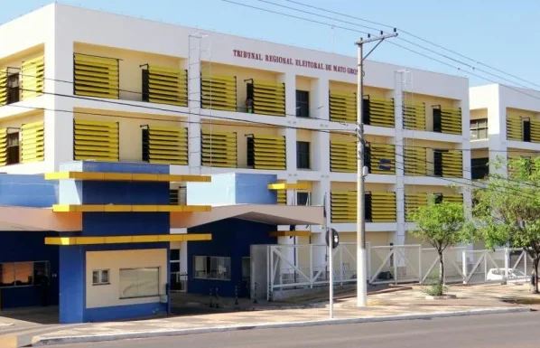 Fachada do Tribunal Regional Eleitoral de MT