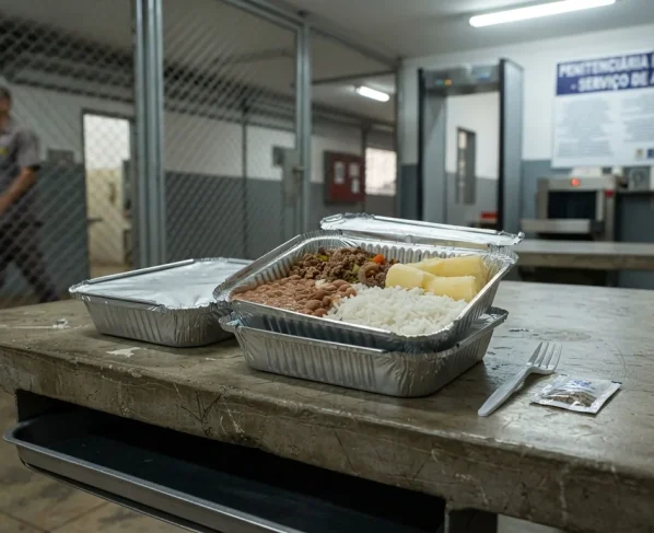 Marmita servida em presídio