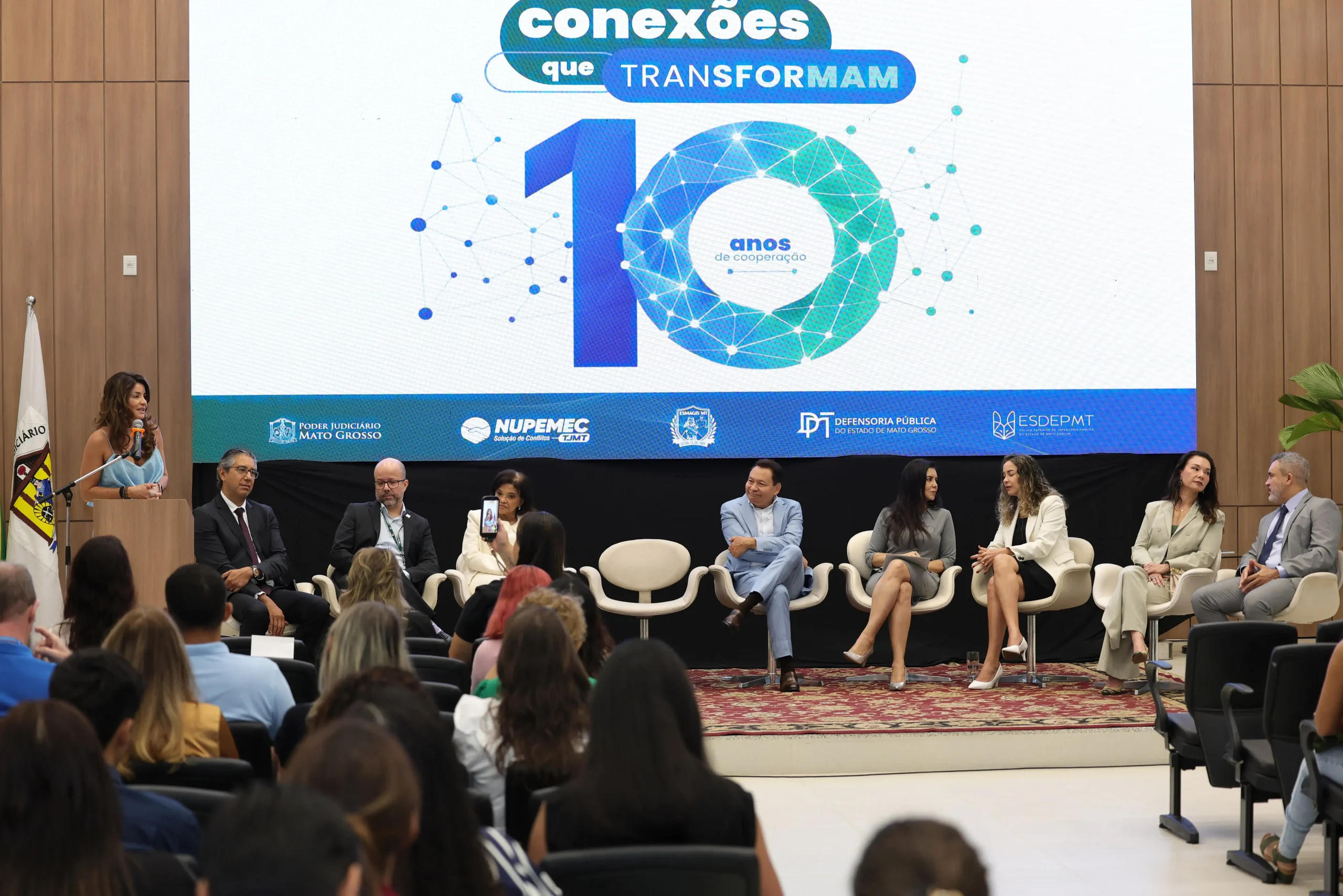 Autocomposição marca 10 anos de parceria no TJMT