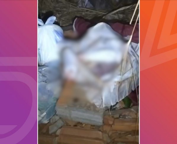 Bebê recém-nascida foi encontrada morta em terreno baldio em Cuiabá. - Foto: Reprodução