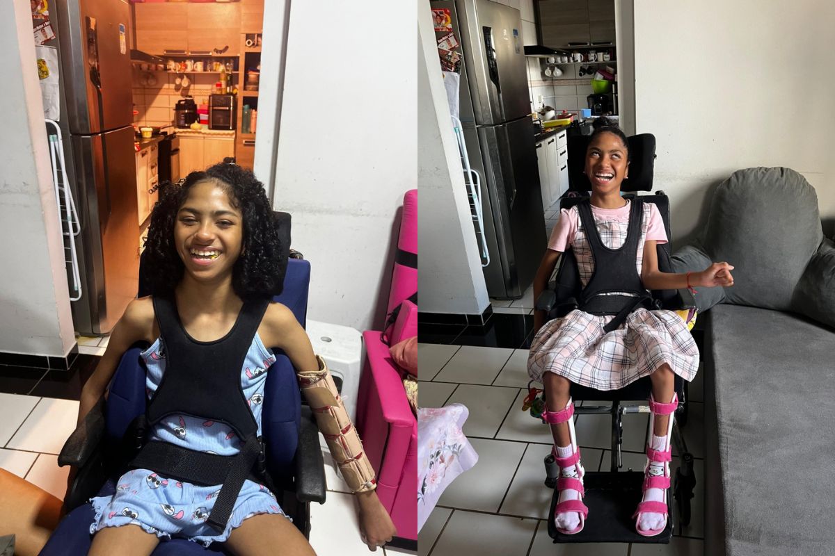 Paola, de 11 anos, vai participar pela primeira vez da Corrida do Reizinho. - Foto: Arquivo Pessoal