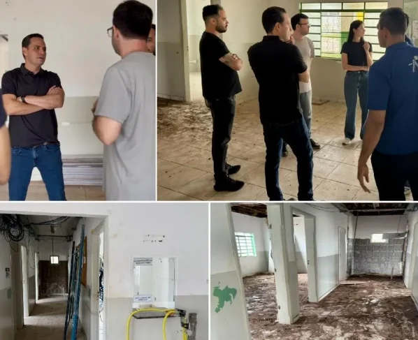 Diego Guimarães acompanha obras no Três Barras
