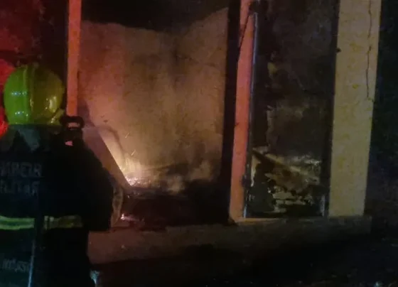 Incêndio atinge estande de tiro do Exército em Cáceres
