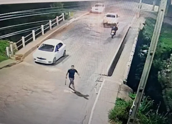 PM prende suspeito de danificar câmera do Vigia Mais MT